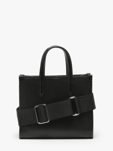 Cross Body Tas Chantaco Leder Lacoste Zwart chantaco NF4535KL ander zicht 4