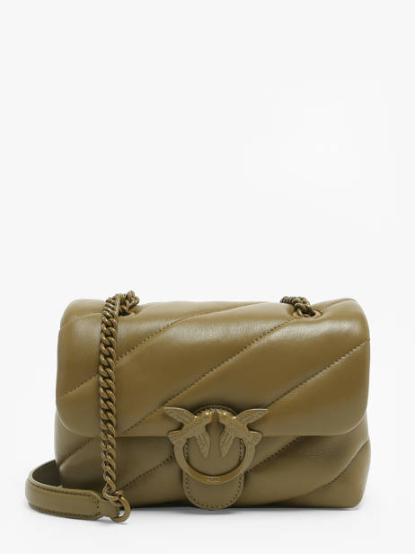 Cross Body Tas Love Bag Puff Leder Pinko Groen love bag puff A1JO