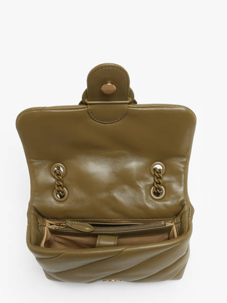 Cross Body Tas Love Bag Puff Leder Pinko Groen love bag puff A1JO ander zicht 3