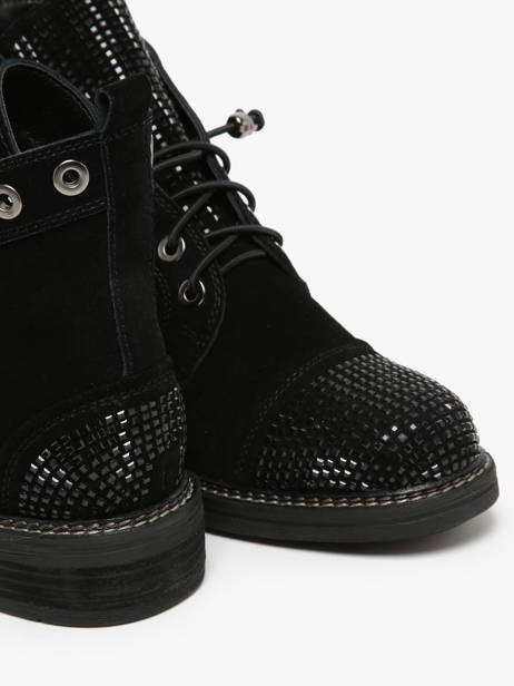 Enkellaarsjes Crosta Uit Leder Alma en pena Zwart women I240752 ander zicht 3