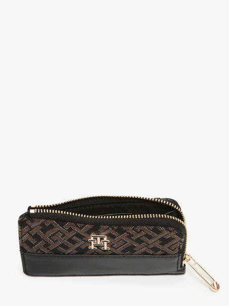 Portefeuille Tommy hilfiger Zwart th jacquard AW17152 ander zicht 1