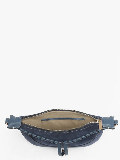 Heuptasje Lou Leder En Suède Vanessa bruno Blauw lou 39V40903 ander zicht 3