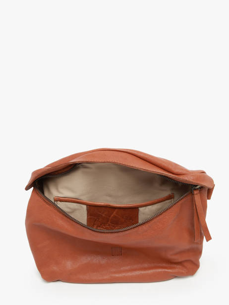 Heuptasje Biba Bruin leather CLU1L ander zicht 3