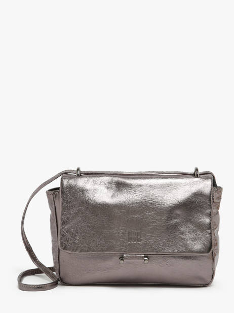 Cross Body Tas Leather Leder Biba Zilver leather ELI1L