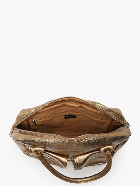 Shoppingtas Vintage Leder Paul marius Goud vintage F9774-1 ander zicht 3
