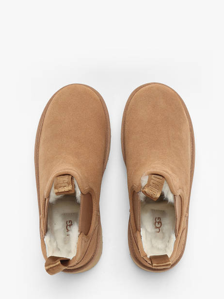 Boots Neumel Platform Chelsea Uit Leder Ugg Beige women 1134526 ander zicht 4
