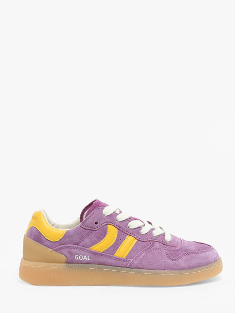 Sneakers Goal Uit Leder Coolway Violet women 7693119