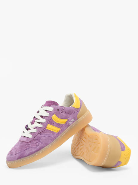 Sneakers Goal Uit Leder Coolway Violet women 7693119 ander zicht 3