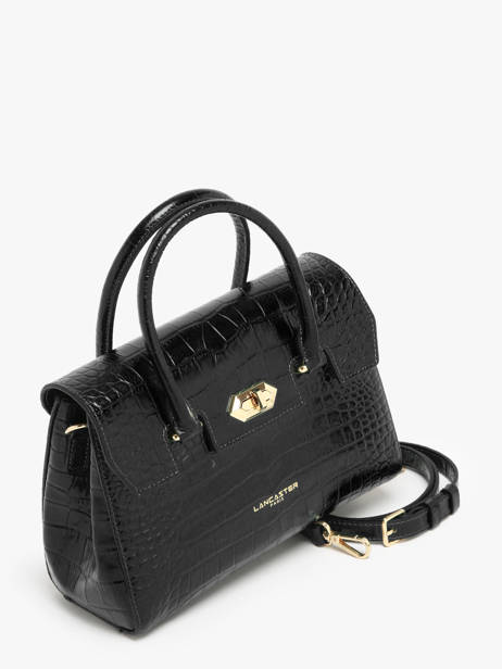 Handtas Exo Leder Lancaster Zwart exo 107 ander zicht 2