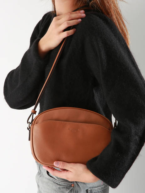 Cross Body Tas Confort Leder Hexagona Bruin confort 469993 ander zicht 1