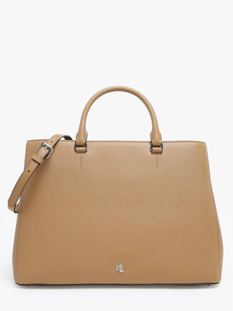 Handtas Hanna 37 Leder Lauren ralph lauren Bruin hanna 31898556