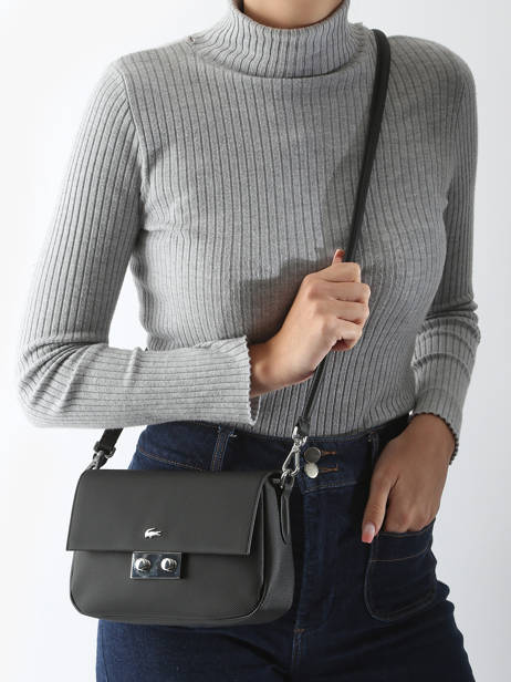 Cross Body Tas Daily City Lacoste Zwart daily city NF4757DZ ander zicht 1