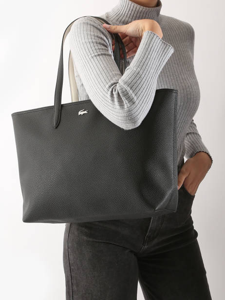 Handtas Anna Lacoste Zwart anna NF4823AA ander zicht 1