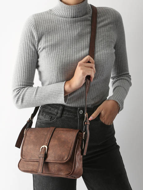 Cross Body Tas Belt Miniprix Bruin belt MD5601 ander zicht 1
