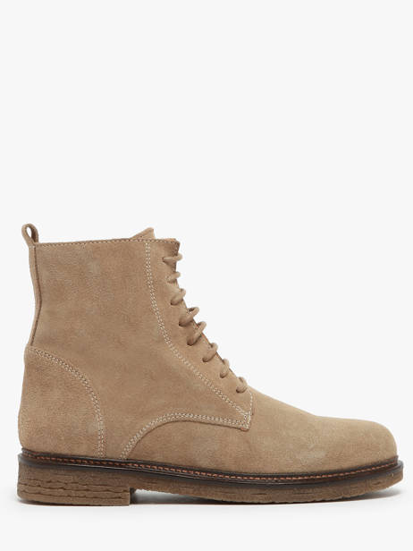 Enkellaarsjes Zag Uit Leder Aliwell Beige women ZAG