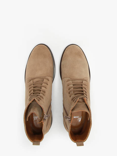 Enkellaarsjes Zag Uit Leder Aliwell Beige women ZAG ander zicht 4