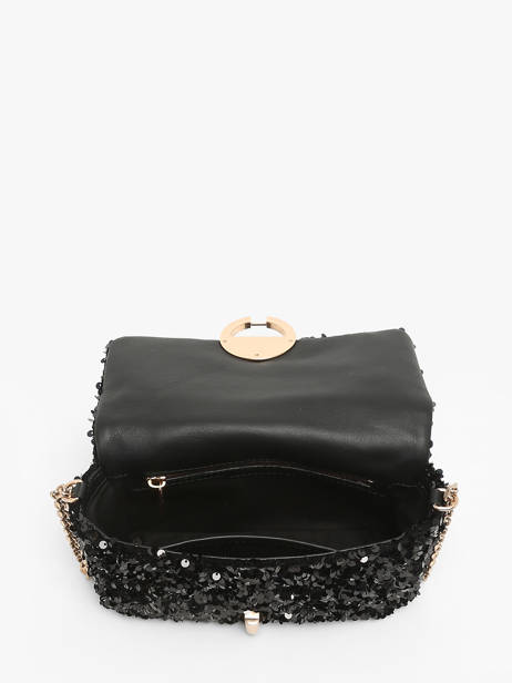 Cross Body Tas M Moon Met Pailletten Vanessa bruno Zwart moon 39V40533 ander zicht 3
