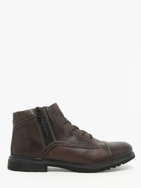 Enkellaarzen Vittore Uit Leder Bugatti Bruin men 321AOU3L