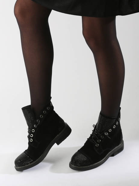 Enkellaarsjes Crosta Uit Leder Alma en pena Zwart women I240752 ander zicht 1