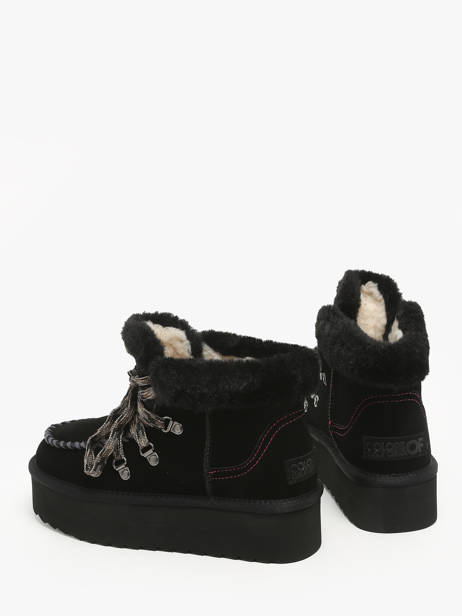 Enkellaarsjes Platform Colors of california Zwart women CYWPLA05 ander zicht 3