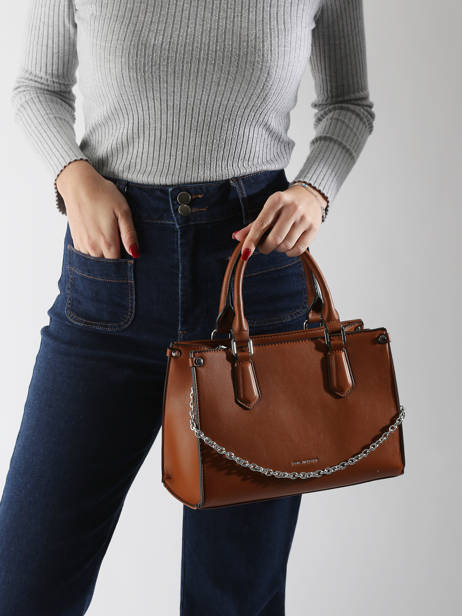 Handtas /cross Body Milan Mac alyster Bruin milan 331 ander zicht 1