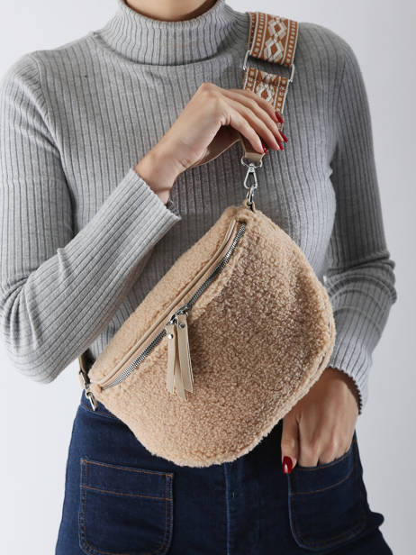 Heuptasje Miniprix Beige sangle 2 ander zicht 1