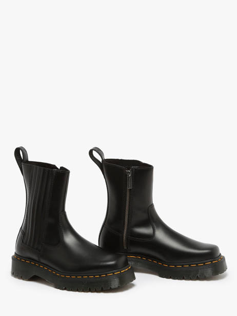 Enkellaarsjes Amaayah Lo Uit Leder Dr martens Zwart women 31950001 ander zicht 2