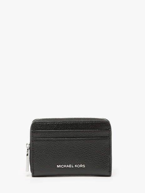 Portemonnee Leder Michael kors Zwart jet set T4SJ6Z5L