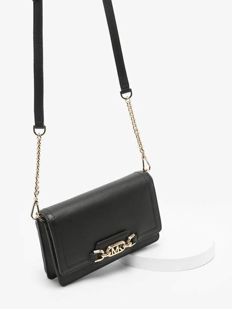 Cross Body Tas Heather Leder Michael kors Zwart heather F2G7HC1L ander zicht 2