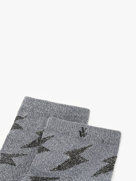 Sokken Vanessa wu Grijs socks women CH006GR ander zicht 1