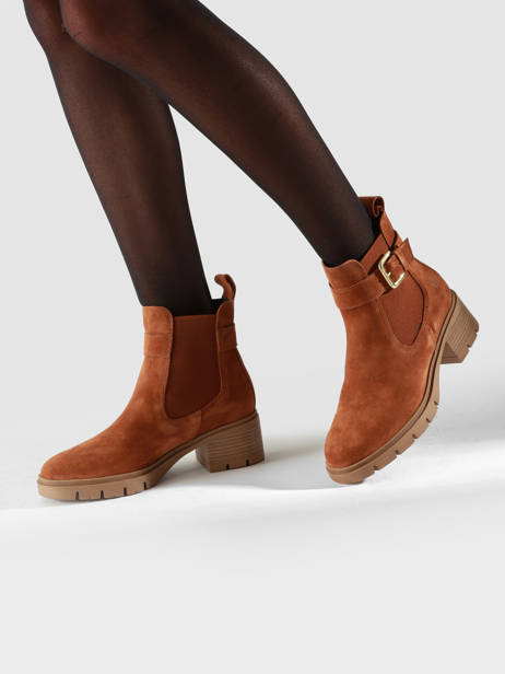 Enkellaarsjes Uit Leder Tamaris Bruin women 43 ander zicht 1