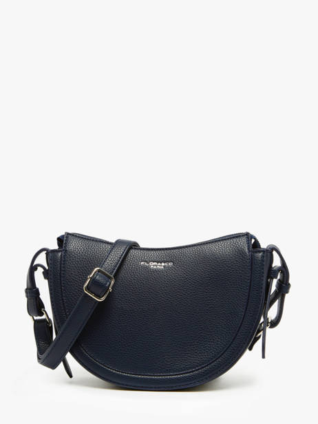 Cross Body Tas Grained Miniprix Blauw grained H8525