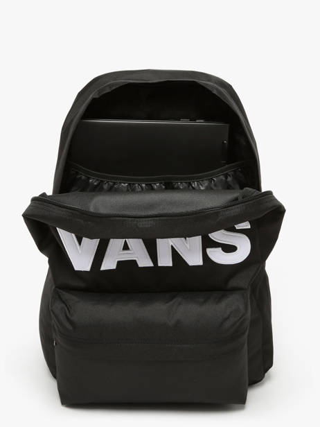 Rugzak 1 Compartiment Vans Zwart backpack VN000H4Z ander zicht 2