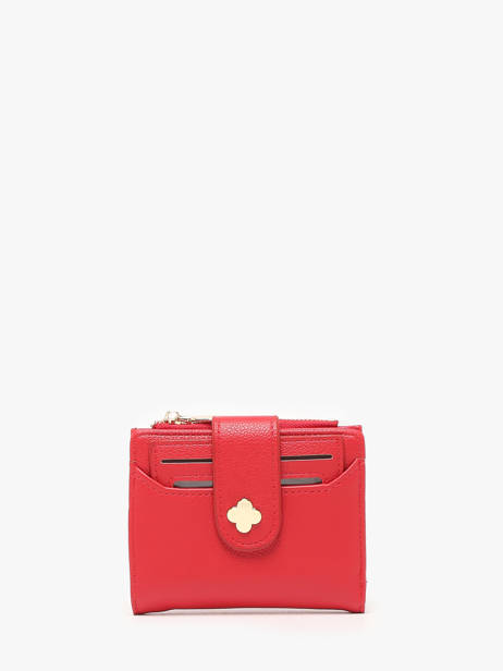 Portemonnee Met Kaarthouder Miniprix Rood slim 78SM2636