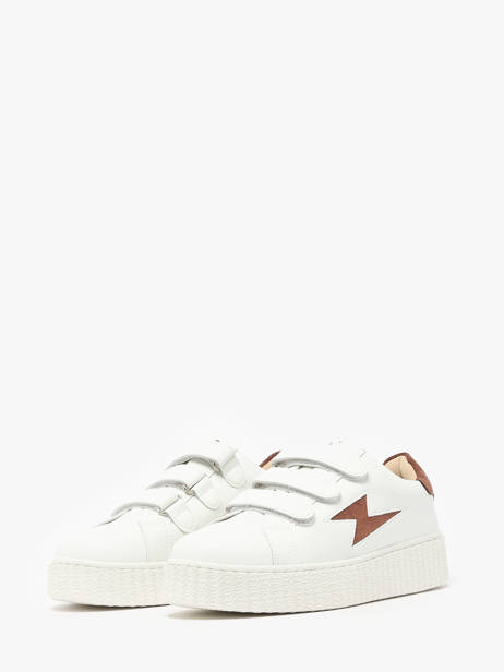 Sneakers Vicky Vanessa wu Bruin women BK2553CH ander zicht 2