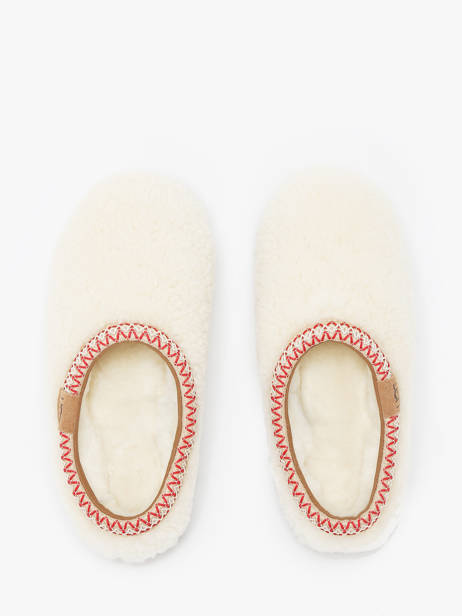 Pantoffels Tasman Maxi Curly Uit Leder Ugg Beige women 1158356 ander zicht 4