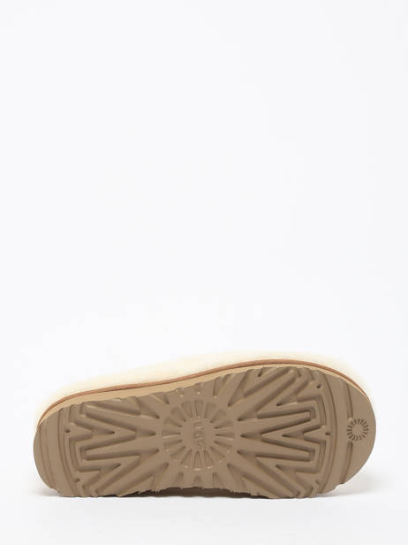 Pantoffels Tasman Maxi Curly Uit Leder Ugg Beige women 1158356 ander zicht 5