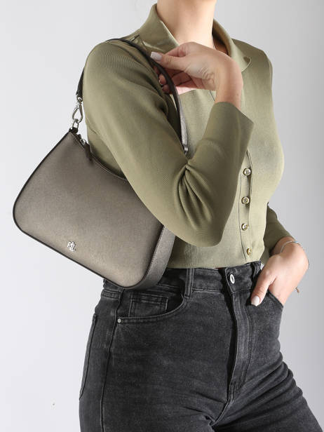 Schoudertas Danni 26 Leder Lauren ralph lauren Beige danni 31883768 ander zicht 1