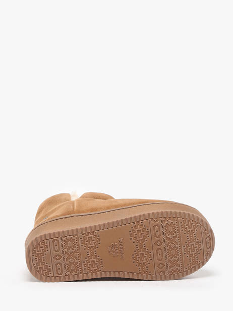 Pantoffels Isotoner Bruin women 97425 ander zicht 5