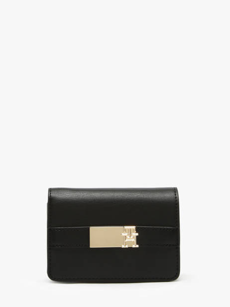 Portefeuille Tommy hilfiger Zwart th heritage AW16916