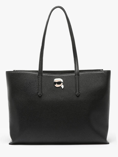 Schoudertas K Ikon Polyurethaan Karl lagerfeld Zwart k ikon A1W30496