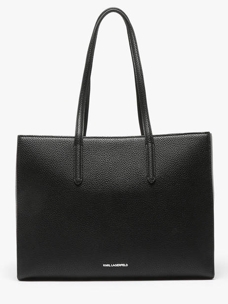 Schoudertas K Ikon Polyurethaan Karl lagerfeld Zwart k ikon A1W30496 ander zicht 3