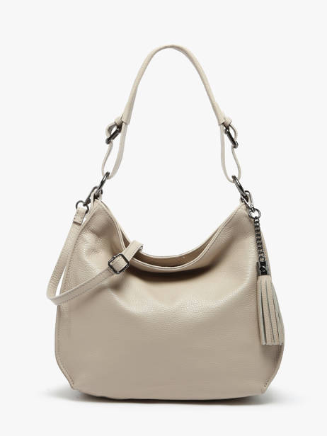 Schoudertas Tas Caviar Leder Milano Beige caviar CA24068