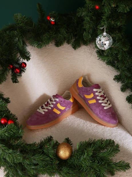 Sneakers Goal Uit Leder Coolway Violet women 7693119 ander zicht 6
