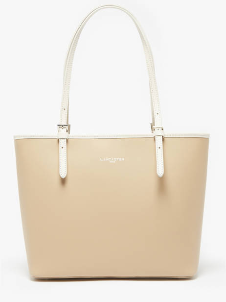 Schoudertas Smooth Leder Lancaster Beige smooth 7