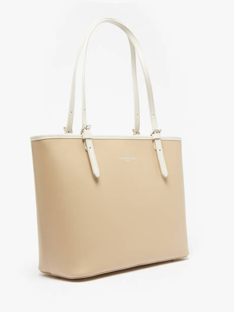 Schoudertas Smooth Leder Lancaster Beige smooth 7 ander zicht 2