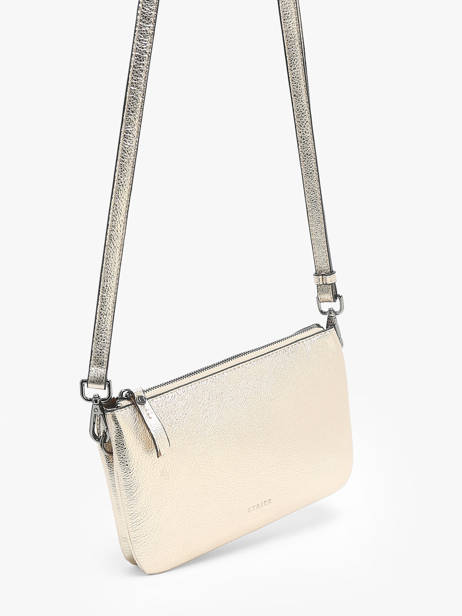 Cross Body Tas Emeraude Leder Etrier Goud emeraude EEMEB142 ander zicht 2