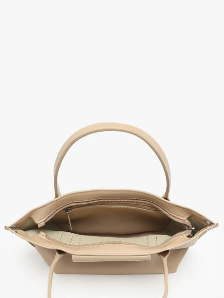 Cross Body Tas Maya Leder Lancaster Beige maya 88 ander zicht 3