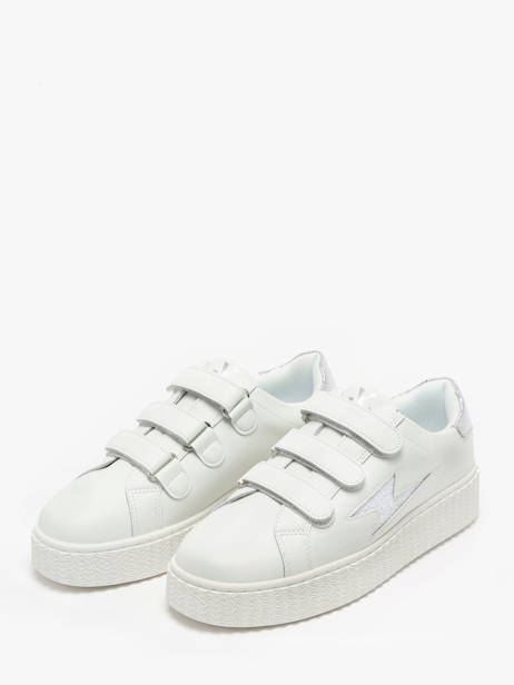 Sneakers Virginie Vanessa wu Wit women BK2753BL ander zicht 2