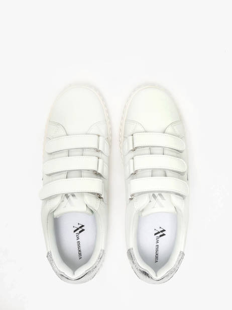 Sneakers Virginie Vanessa wu Wit women BK2753BL ander zicht 4